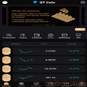 QT Coin Exchange打造全球顶级數字資產一站式交易服務
